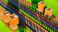 Low Poly City Multiple Houses and Long Highway