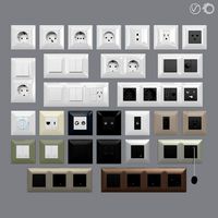 Vimar Neve Up sockets and switches (138351)