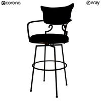 Ashley Moriann Bar chair (134370)