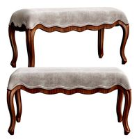 Jonathan Charles Fine Furniture Upholstered Bench  (123989)