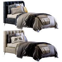 Blush Lizbeth Velvet Bed 2 (107162)