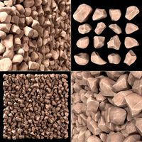Rock smooth river stone 1 (27468)