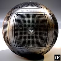 PBR - FLOOR DRAIN GRATE V2 , WATER, COVER - 4K MATERIAL
