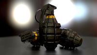 Hand Grenade MK2 3D Model
