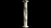 Old Doric Column 3D model