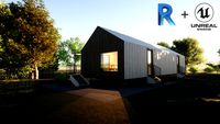 Revit Modern country house 1 3D model