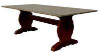 3D Trestle table