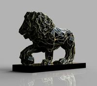 Abstract Lion - 3D Printing