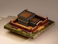 Medieval Castle Level 1 3D Model