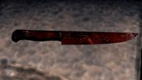 rusty knife