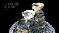 Zen Fountain - Water Sim Doodle (Blender 2.93+)
