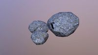 Low Poly Rocks 3D Model free