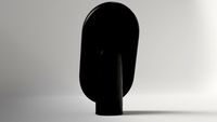 Woodturn Mirror Black by tre product