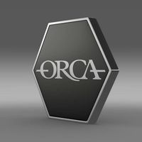 Orca logo 3D Model