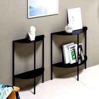 Plus Half Moon Shelf Black