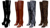 3D Female boots colection