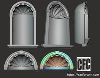 Niche - 3d model for CNC - NicheCFC01