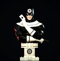 CLASSIC BULLSEYE BUST STL