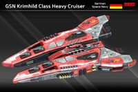 Spaceship GSN Krimhild Class Heavy Cruiser