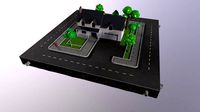 Low-poly 3D PBR set Hause VR low-poly