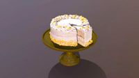 Sliced Lemon Drizzle Cake