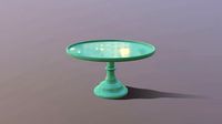 3D Mosser Glass Cake Stands all colours