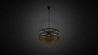 Luxe Amerikaanse Crystal Retro Grote Hanger Lamp