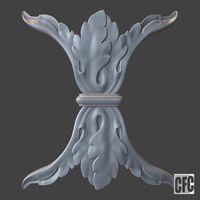 WoodCarving detail - 3d model for CNC - WoodCarvingCFC007