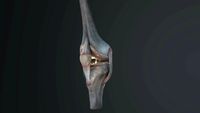 Low poly knee 3d joint model
