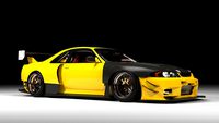 Nissan Skyline GT-R R33 tuned 3D model