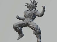 Goku + Stone Included for 3D print