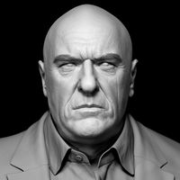 Dean Norris as Henry R. "Hank" Schrader sculpt - Breaking Bad