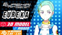 Eureka - Eureka Seven Anime - 3D Model Blender