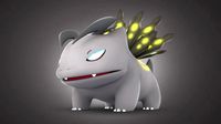 Pokemon Bulbasaur Dark Type Concept