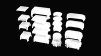 Set of 19 tablecloth (336230)