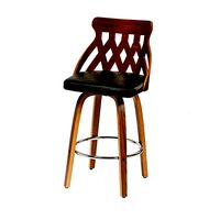 CEB-06 wooden bar stool SH640 PU cushion