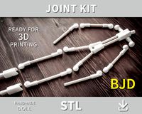 3D model Joint KIT1 for handmade BJD Doll stl file for all 3d printers