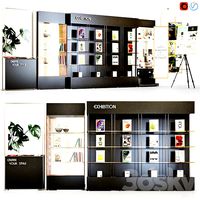 showcase, exhibition, advertisement, demo, stand, score, kiosk, industrial, showroom gallery
