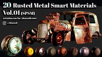 20 Rusted Metal Smart Materials Vol.01 (SPSM)