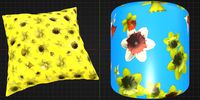 Semi-procedural Daffodils Texture for Blender
