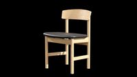 Mogensen Chair Model-3236 oak oil treated Low-poly 3D model
