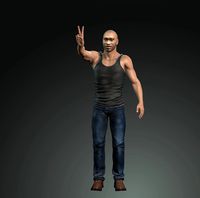 George Floyd rigged character