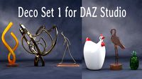 Deco Set 1 for DAZ Studio