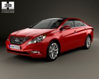 Hyundai Sonata i45 2012 3D Model