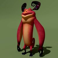 Cartoon Monster Pinky