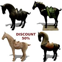 Horse Statuettes Pack 05