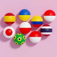 Flag Soccer Ball Collection 6 3D model