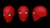 Red Hood Helmet