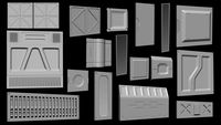 CGA Sci-Fi Wall Panels 01