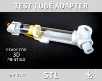 3D model Test Tube adapter formicarium DIY for ant stl file for all 3d printers